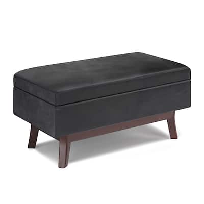 Small Rectangular Storage Ottoman