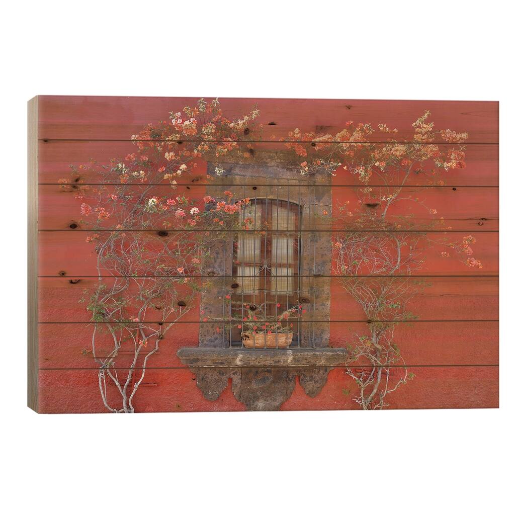 San Miguel De Allende, Mexico. Colorful buildings and windows Print On Wood by Darrell Gulin - Multi-Color