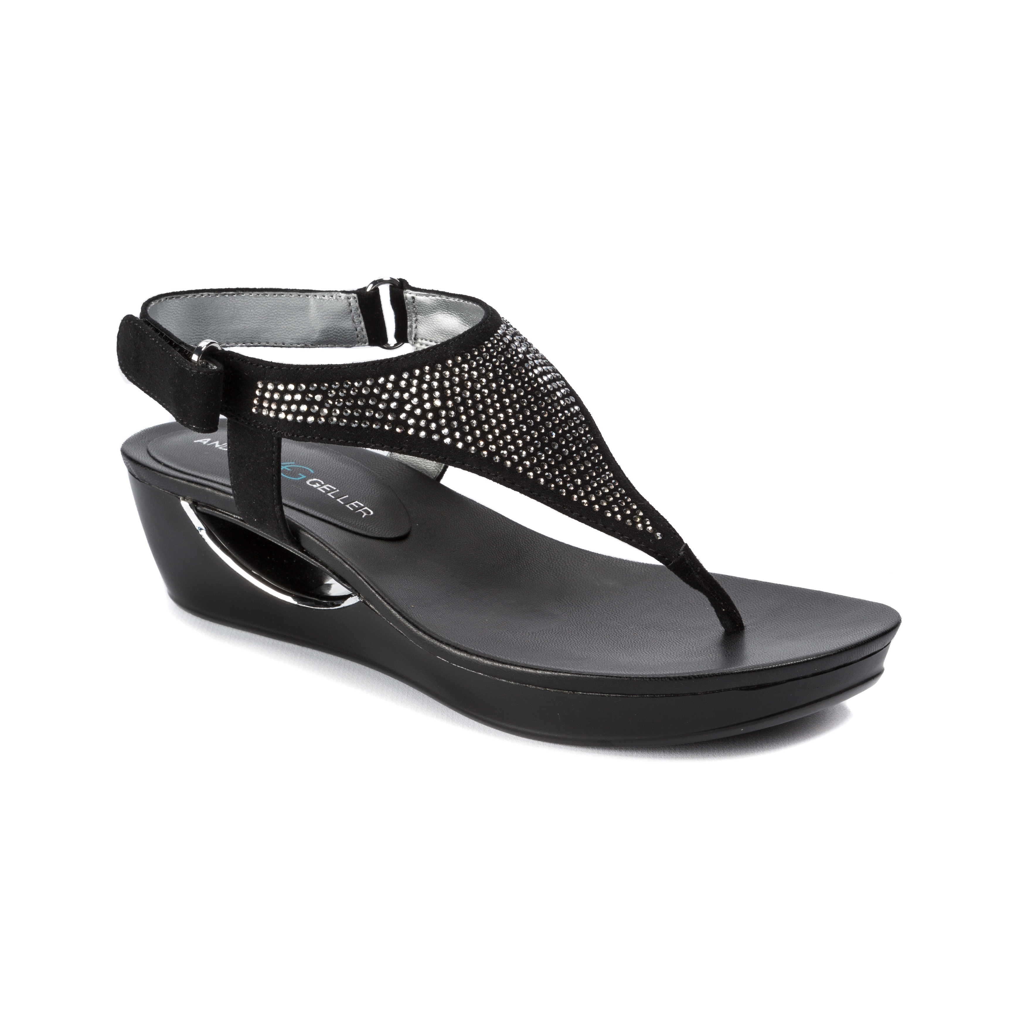 Carlita Wedge Sandals Andrew Geller Womens