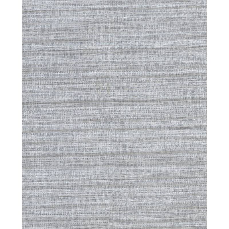 Coltrane Pewter Faux Grasscloth Wallpaper