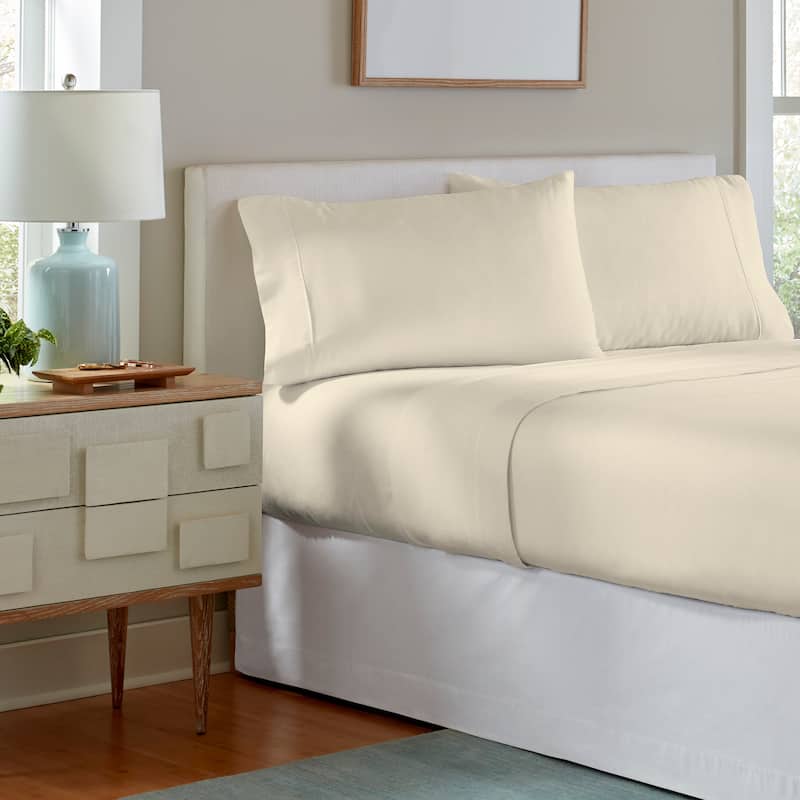 Celeste Home 190 GSM Cotton Heavy Weight Flannel Velvet Feel Bed Sheet Set