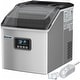 preview thumbnail 1 of 9, Costway Stainless Steel Ice Maker Machine Countertop 48Lbs/24H Silver