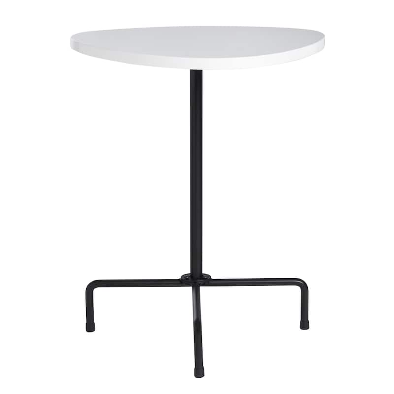 SAFAVIEH Rannveig Modern Tripod Side Table - 17Wx17Dx22H - White Lacquer
