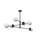 preview thumbnail 2 of 8, Hunter Hepburn Chandelier - Dining Room, Entry - Retro/Minimalistic, Sputnik