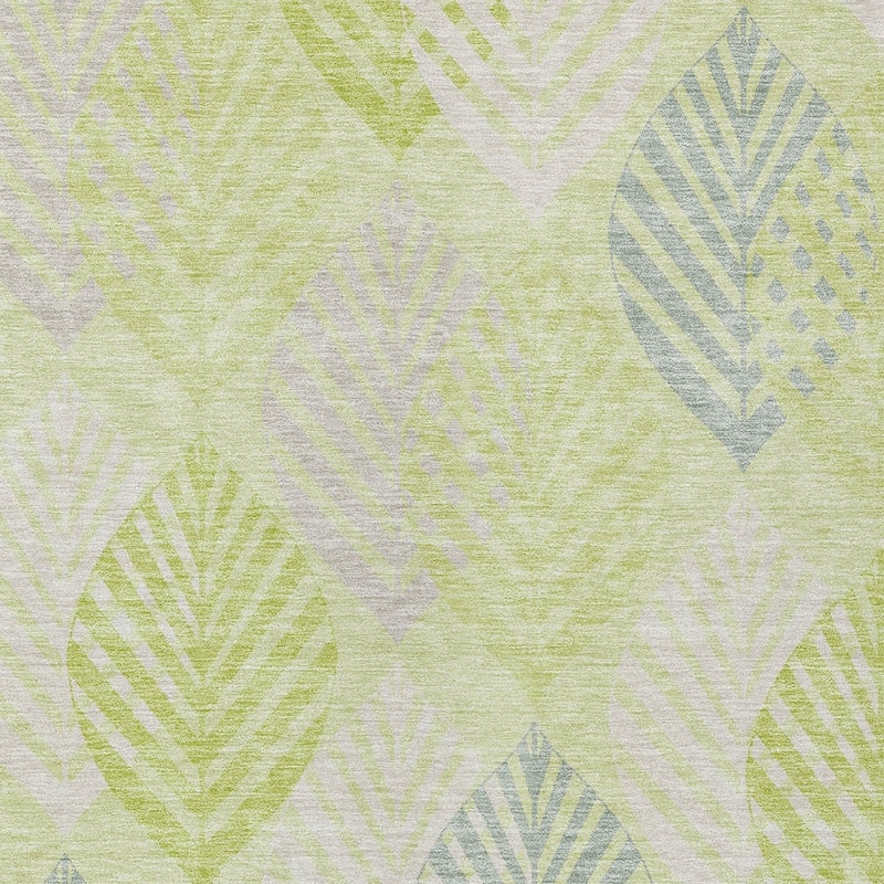 HomeRoots Floral Transitional Rectangle Outdoor Rug