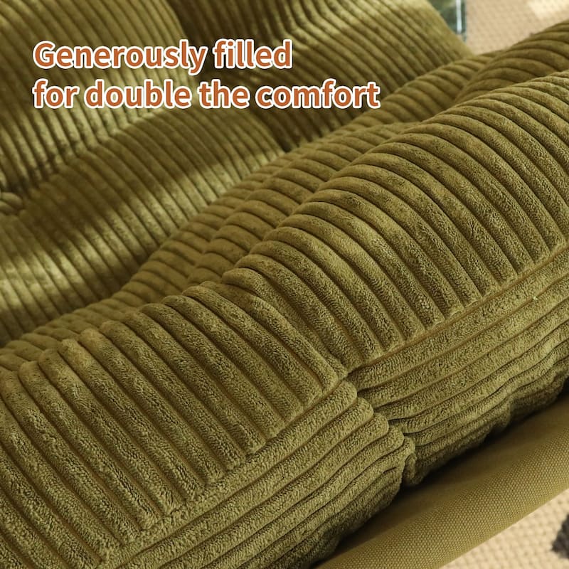 Modern Upholstered Accent Chair with Chrome Metal Frame for Living Room & Office