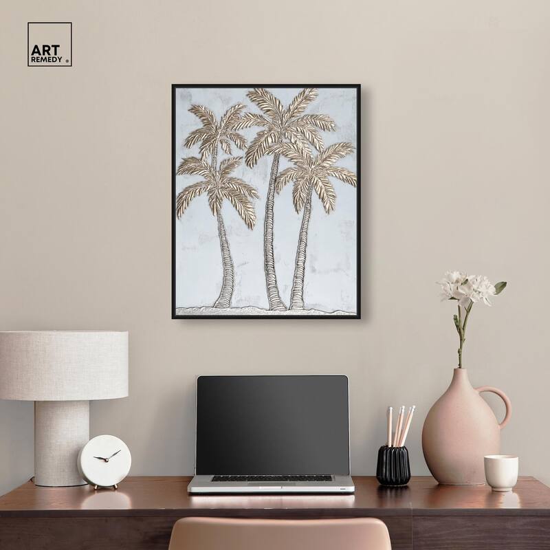 Palm Pantheon Canvas by Art Remedy