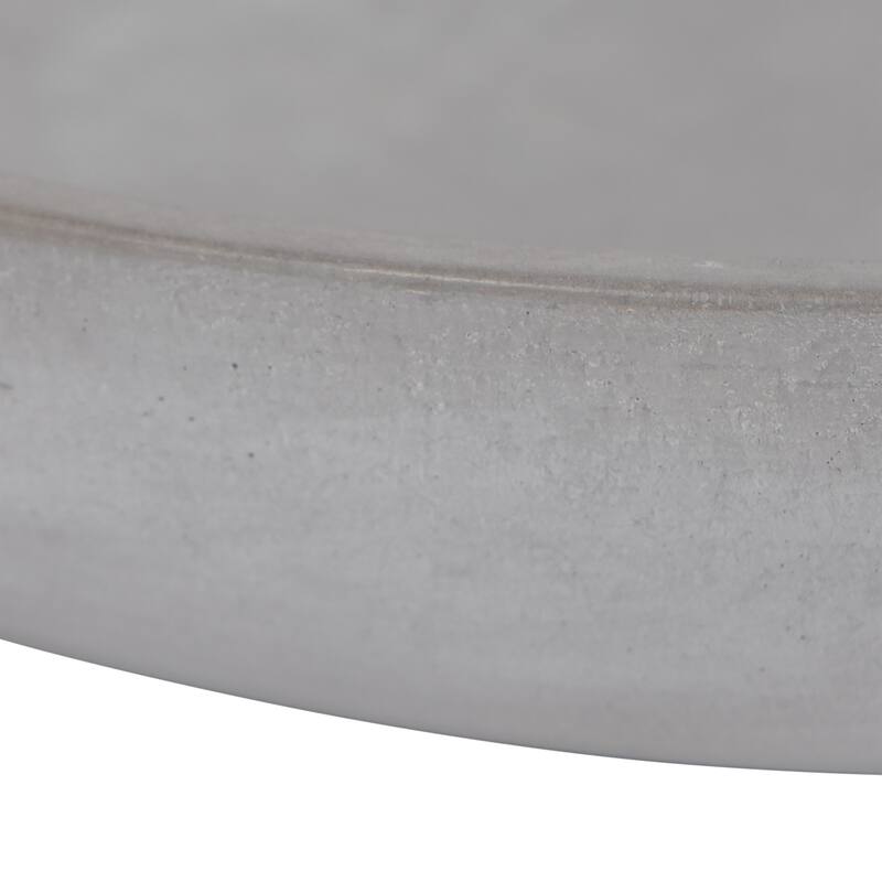 Oval Decorative Bowl with Woven Handles for Home Decor - 12", Gray