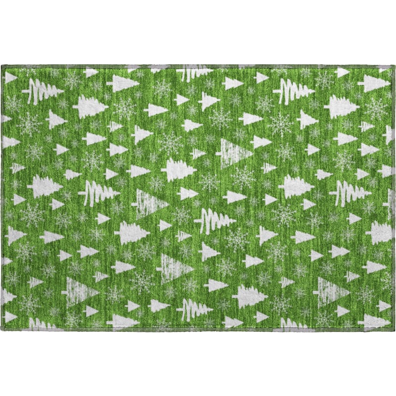 Premium Washable Super Soft Christmas Tree Mayfield Rug