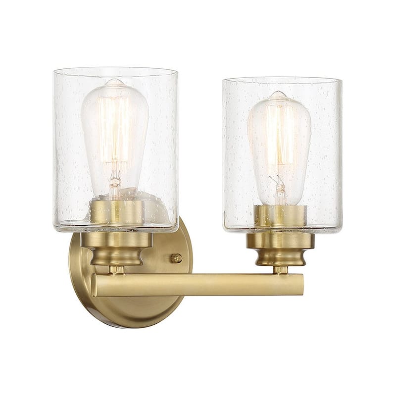 Craftmade Bolden 2 Light 11" Wide Bathroom Vanity Light with Seedy