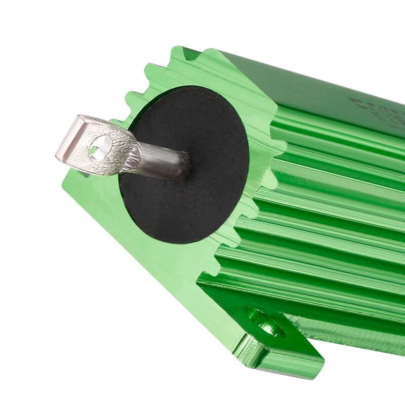 Produktbild von 2x Aluminium-Widerstand 50W 3,3 Ohm – Drahtgewickelt, Grün, Für Kühlplattenmontage