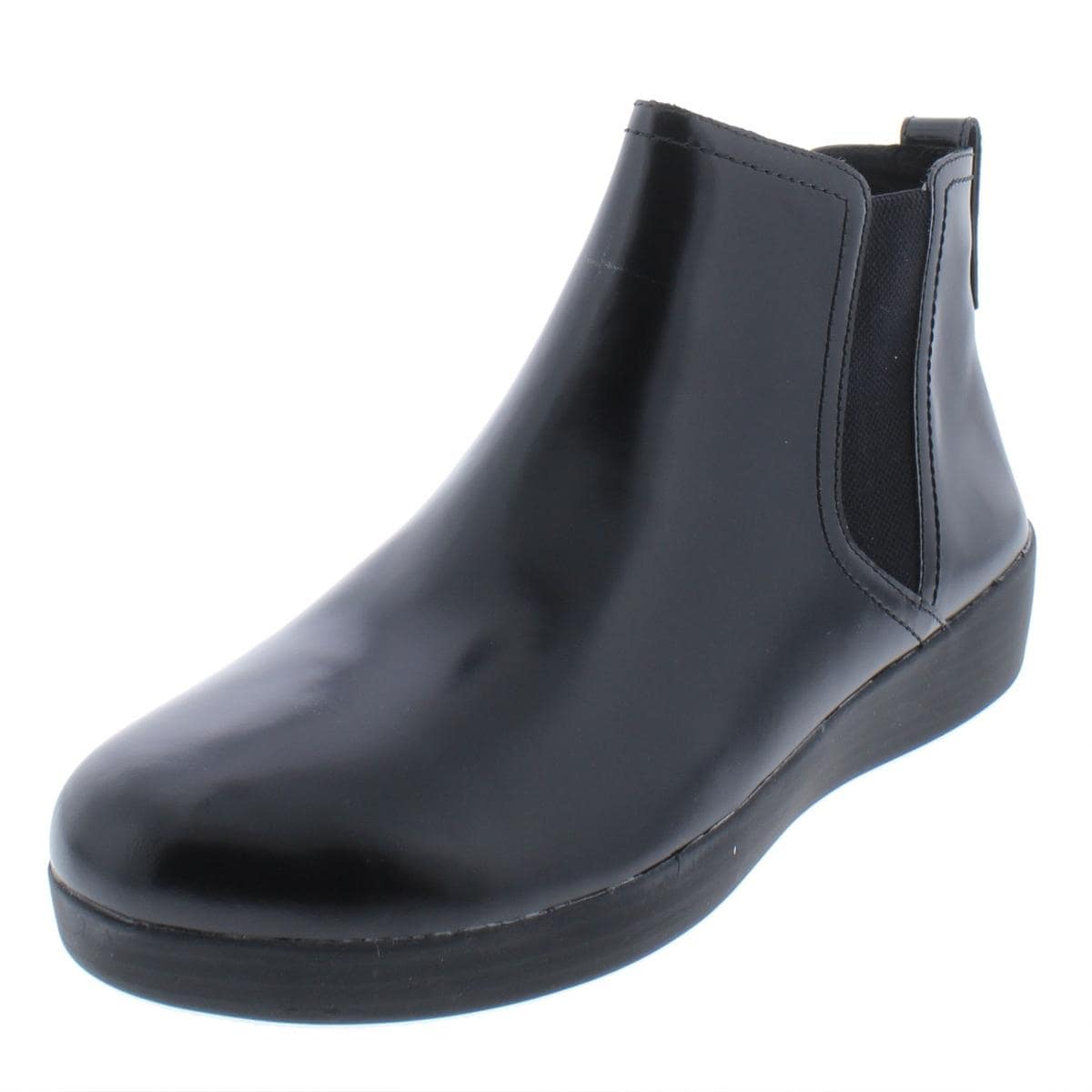 patent leather chelsea boots womens