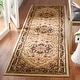 preview thumbnail 40 of 50, SAFAVIEH Lyndhurst Feryal Traditional Oriental Medallion Rug 8' Runner - Beige/Black