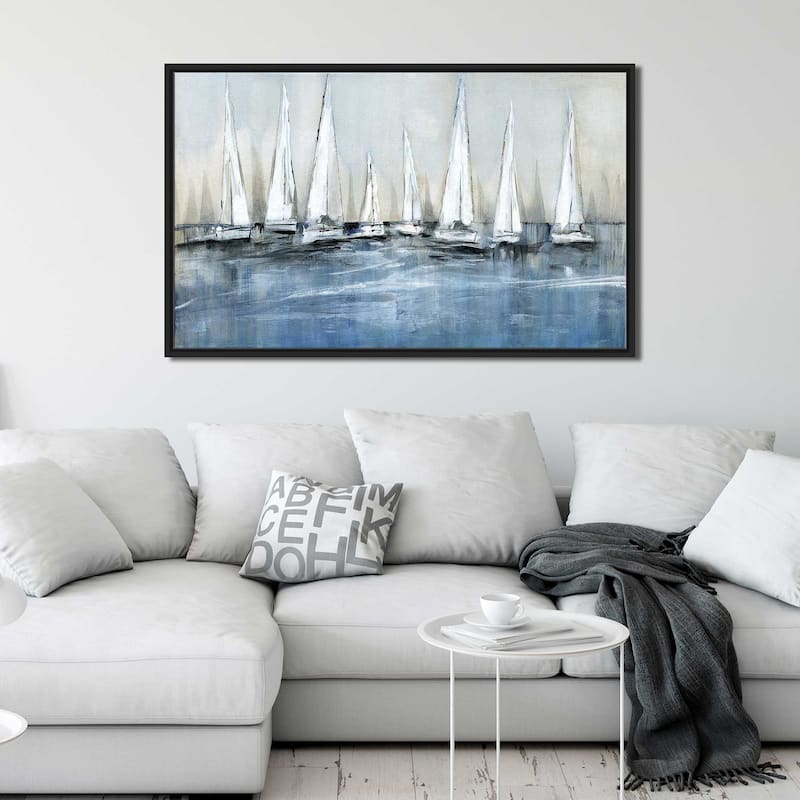 "Waiting for the Sun" Print on Floating Canvas