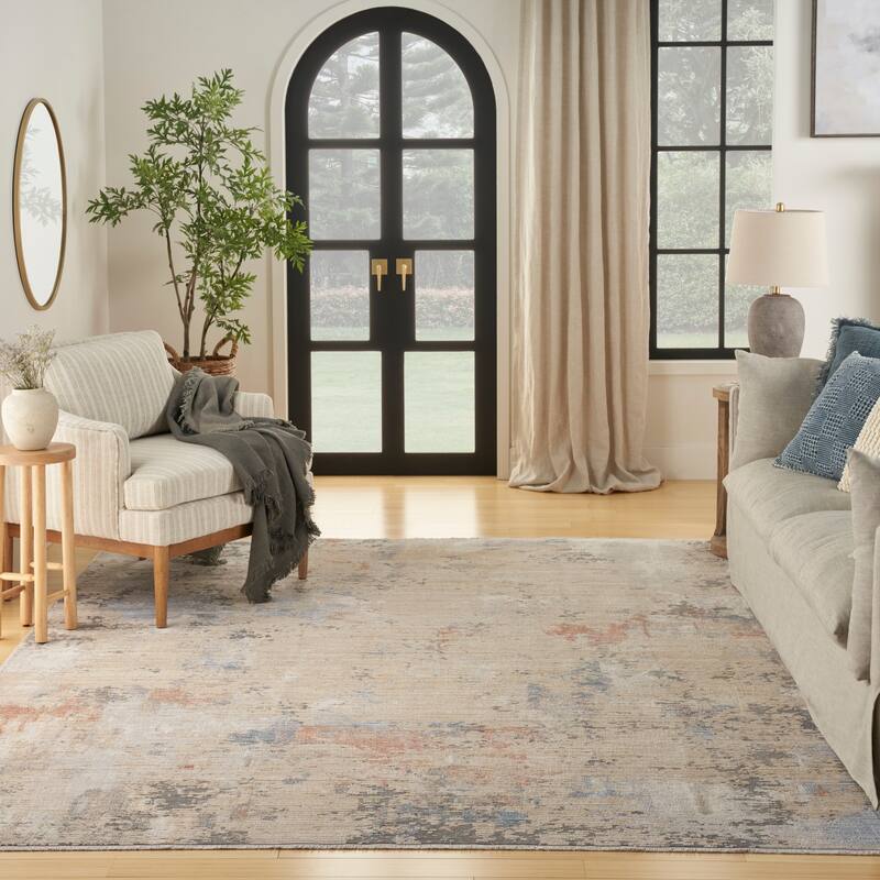 Nourison Modern Abstract Indoor only Abstract Area Rug