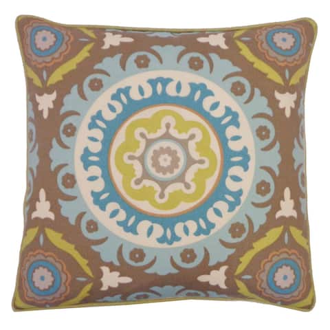 Jiti Outdoor Waterproof Bohemian Eclectic Zanihe Abstract Medallion Patterned Throw Pillows Cushions for Pool Patio Chair