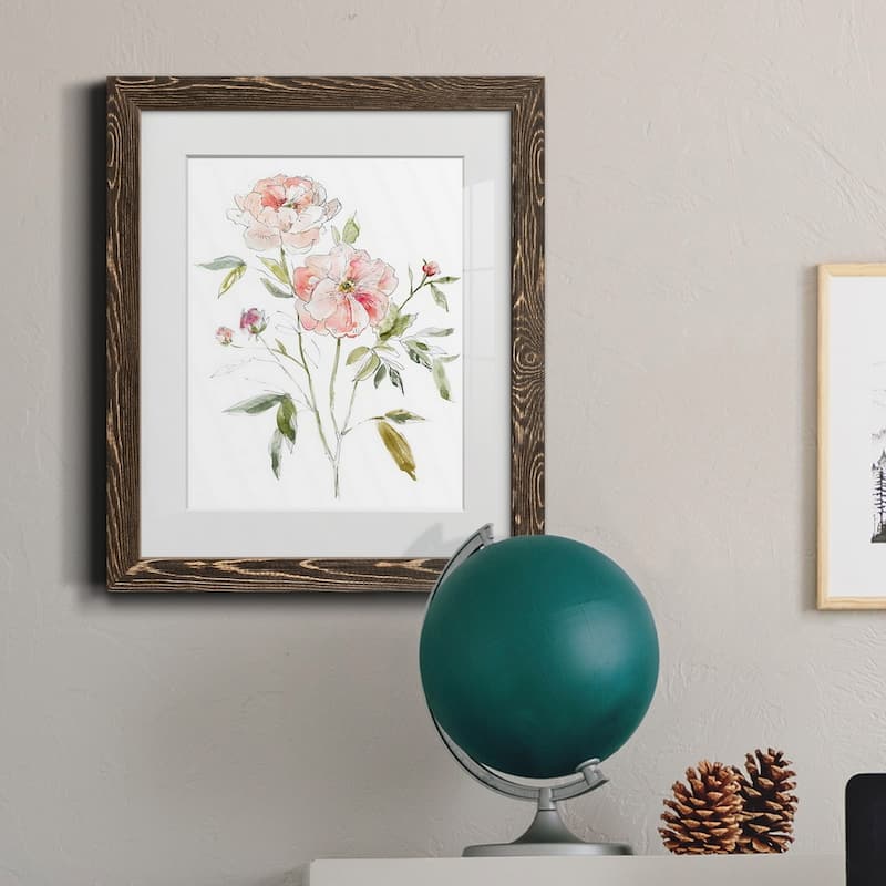 Sketchbook Cottage Rose I-Premium Framed Print - Ready to Hang