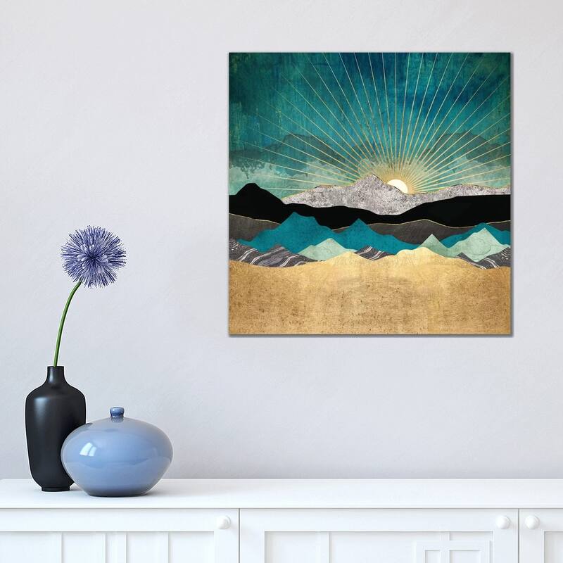 iCanvas "Peacock Vista" by SpaceFrog Designs Canvas Print - 18x18x1.5