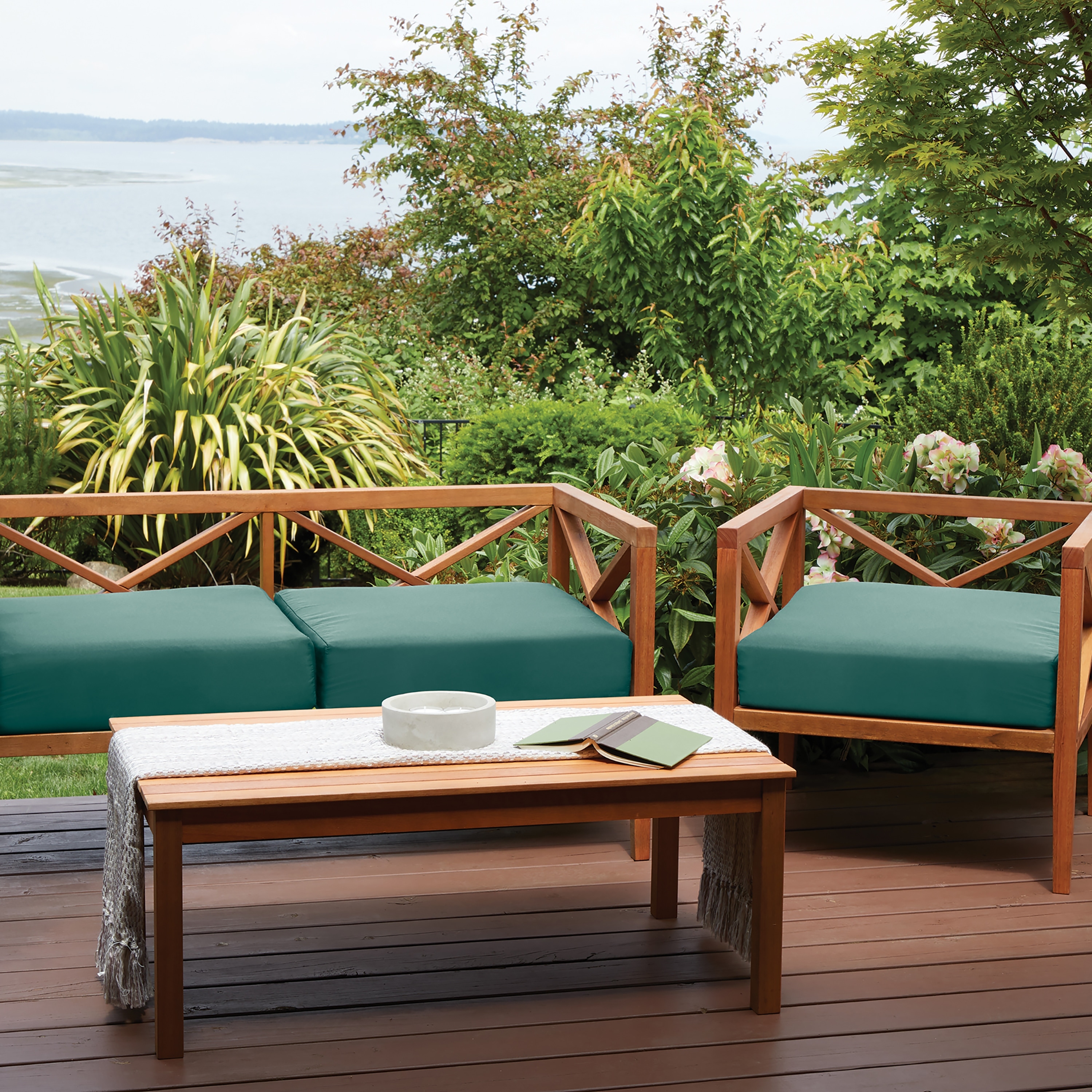 Classic Accessories Ravenna Water Resistant Patio Chair Seat Cushion 18 x 18 x 2 Inch Espresso