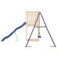 preview thumbnail 15 of 18, vidaXL Swing Set Outdoor Backyard Wooden Playground Equipment for Kids Age 3-8