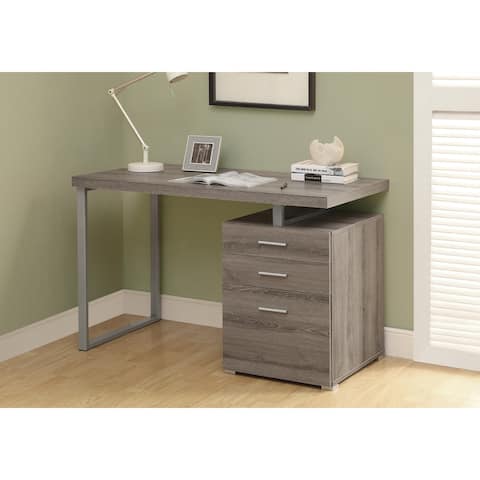 Dark Taupe Left Or Right Facing 48nch Computer Desk