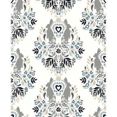 NextWall Spring Damask Peel and Stick Wallpaper - 20.5 in. W x 18 ft. L