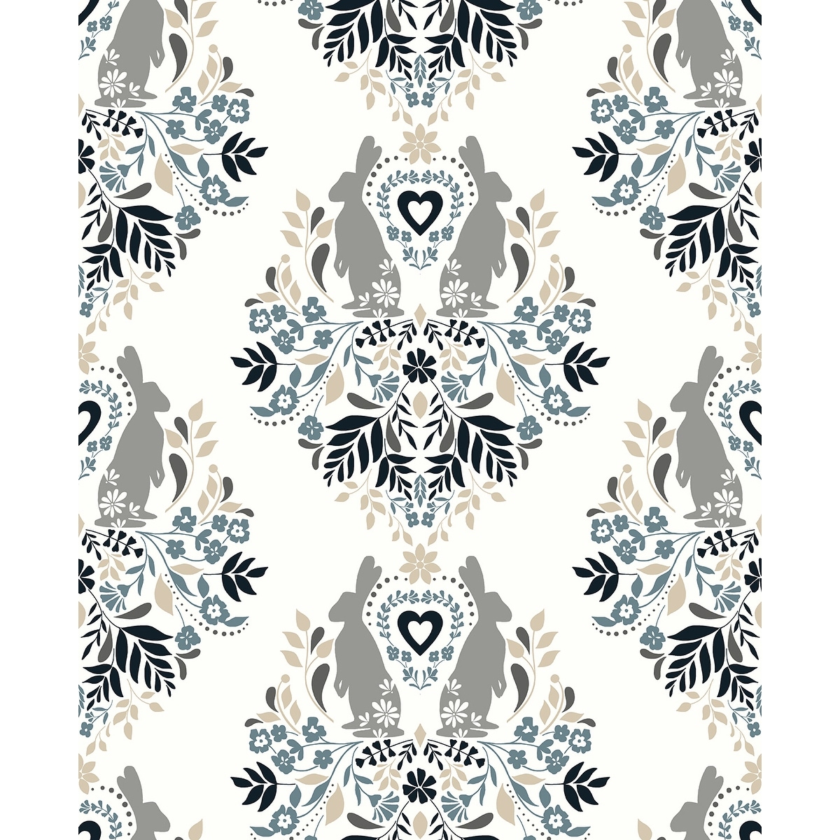 NextWall Spring Damask Peel and Stick Wallpaper - 20.5 in. W x 18 ft. L