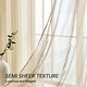 preview thumbnail 29 of 29, Deconovo Bedroom Crepe Solid Sheer Voile Curtain (2 Panels)