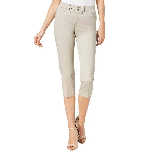 Shop Lee Platinum Label Womens Laila Capri Pants Comfort Waist Mid