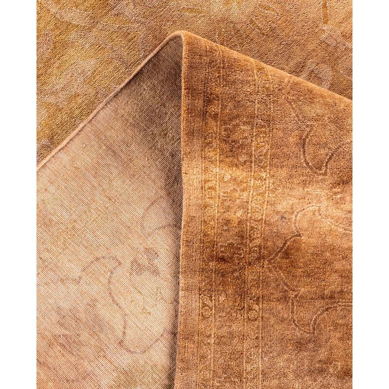 Overdyed One-of-a-Kind Hand-Knotted Area Rug - Beige - 10' 3" x 13' 8"