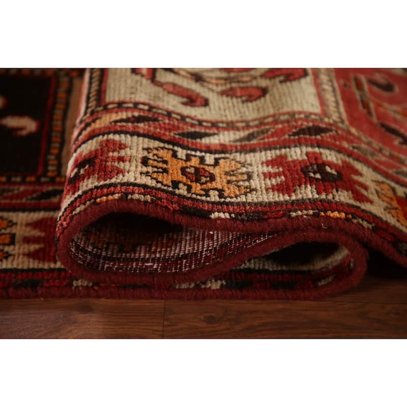 Vegetable Dye Bakhtiari Persian Vintage Area Rug Handmade Wool Carpet - 5'3"x 9'3"