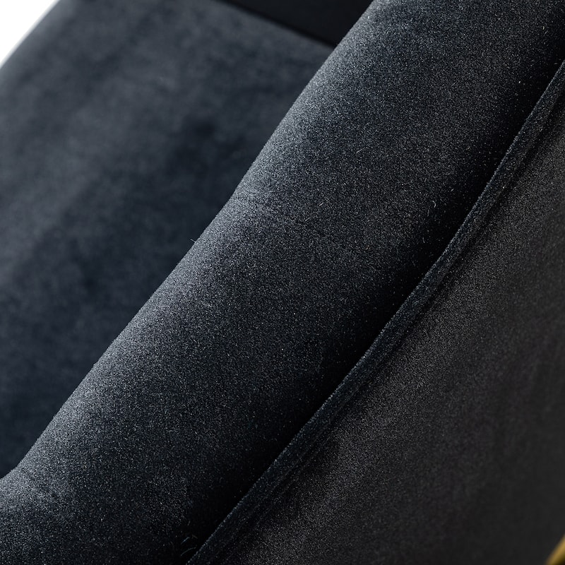 Loreto Modern Tufted Velvet Swivel chair with Adjustable Height Set of 2 by HULALA HOME