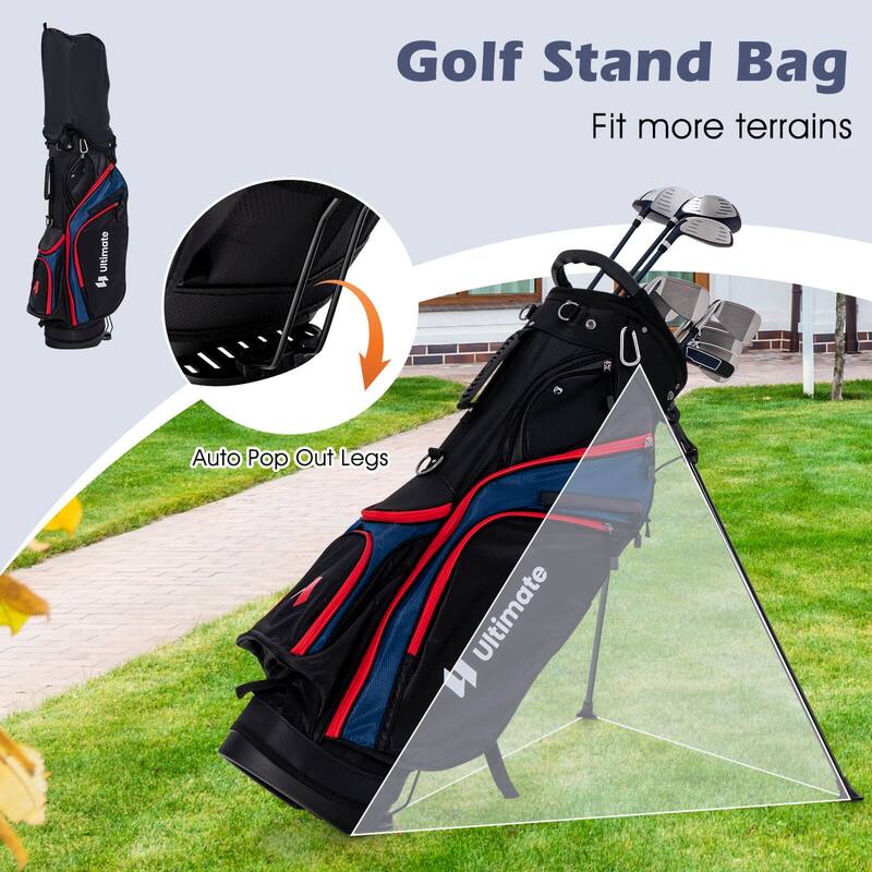 Ultimate Men's Complete Golf Club Set Golf Club Package Set incl 460CC - See Details