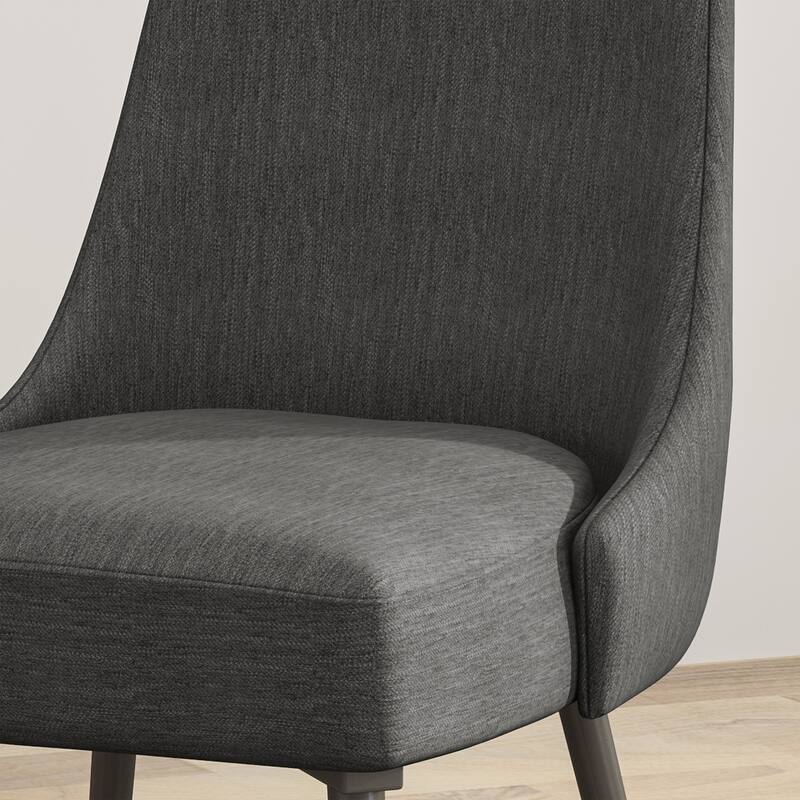 Alnoor Modern Armless Fabric Dining Chairs (Set of 2) by Christopher Knight Home - N/A