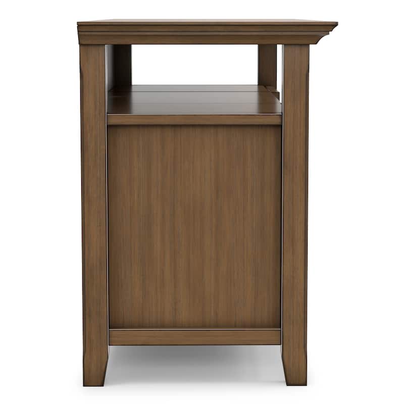 WYNDENHALL Halifax 54 inch Wide Solid Wood Transitional TV Stand - 54'' W x 18.9'' D x 31.9'' H