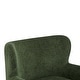 preview thumbnail 47 of 92, Bacho Fabric Wingback Accent Chair by GDFStudio