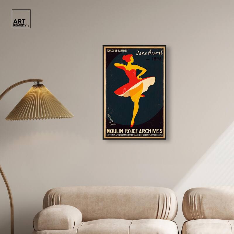 Moulin Rouge Canvas by Art Remedy