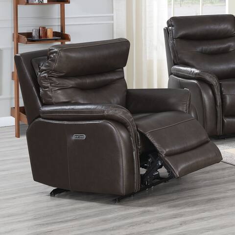 Ferndale Power Reclining Top Grain Leather Chair by Greyson Living