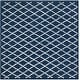 preview thumbnail 66 of 101, SAFAVIEH Handmade Chatham Carlota Modern Moroccan Wool Rug 7' Square - Dark Blue/Ivory - Square