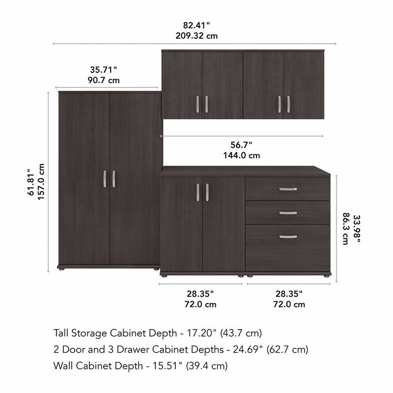 Universal 92W 5 Piece Modular Storage Set by Bush Business Furniture