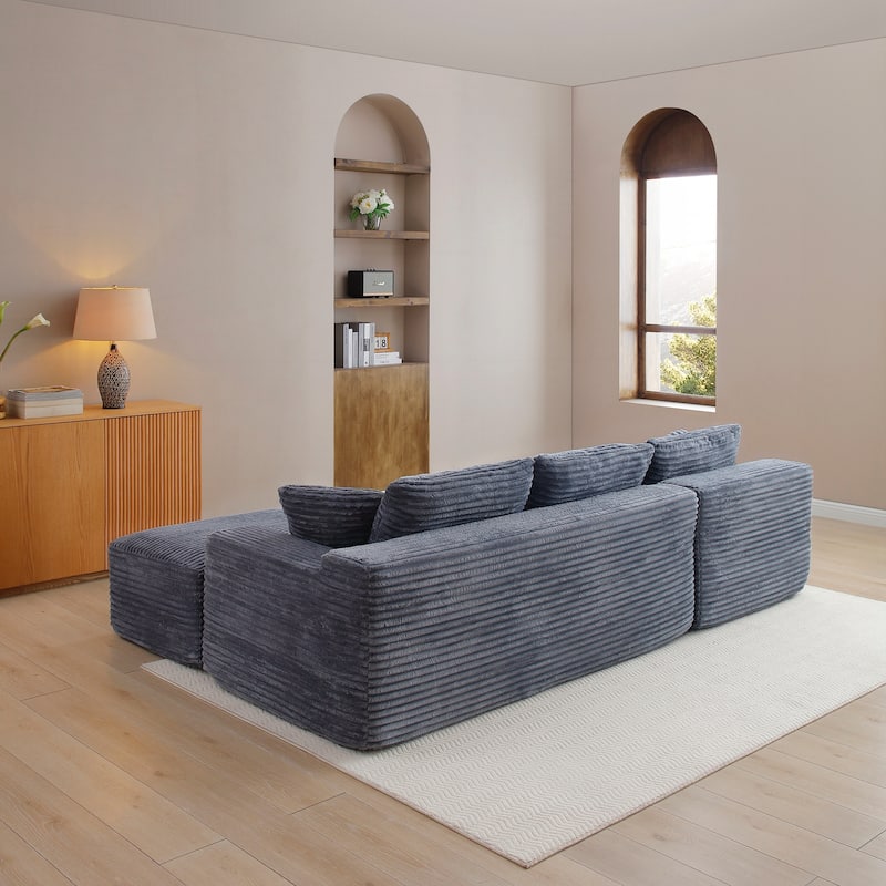 105'' Modular Sectional Sofa, Cloud Sectional Couch with Deep Seat