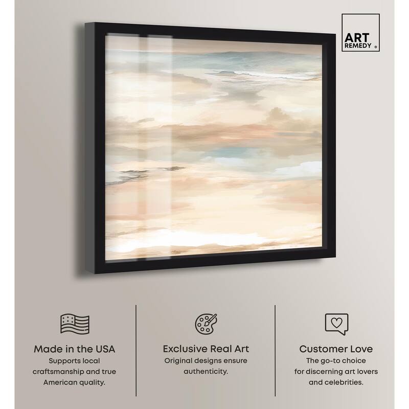 Roseate Skyfall I Shadowbox by Art Remedy