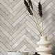 preview thumbnail 8 of 10, Galerie Wallcoverings Bricks and More Collection Herringbone Brick Matte Finish Vinyl on Non-woven Wallpaper Roll