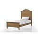 preview thumbnail 3 of 1, Highland Farmhouse Wood Complete Twin Bed, Sand Dune Brown