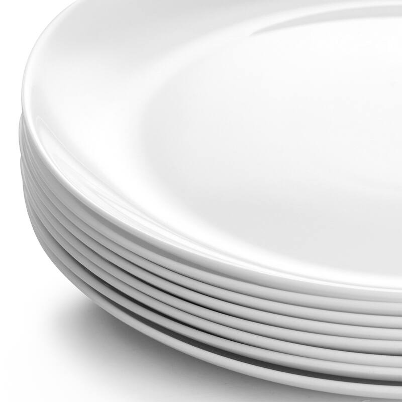 Olstead 8 Piece Opal Glass Dinner Plate Set - 10.50 Inch