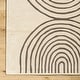 preview thumbnail 5 of 4, Banastre Handmade Arched Stripes Wool Area Rug