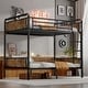 preview thumbnail 3 of 9, Heavy Duty Twin XL Metal Bunk Bed for Teens & Adults