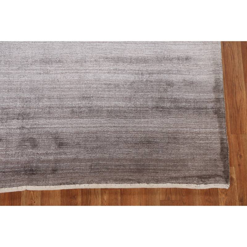 Contemporary Oriental Gabbeh Wool Area Rug Hand-knotted Foyer Carpet - 5'5" x 7'8"