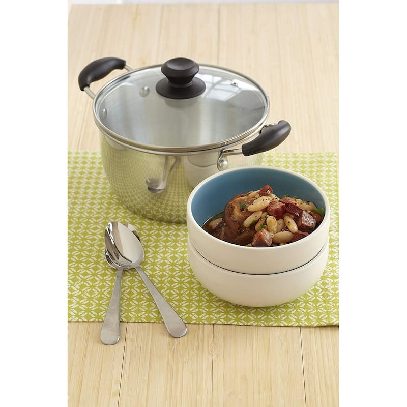 IMUSA Aluminum Pot with Glass Lid and Bakelite Handles