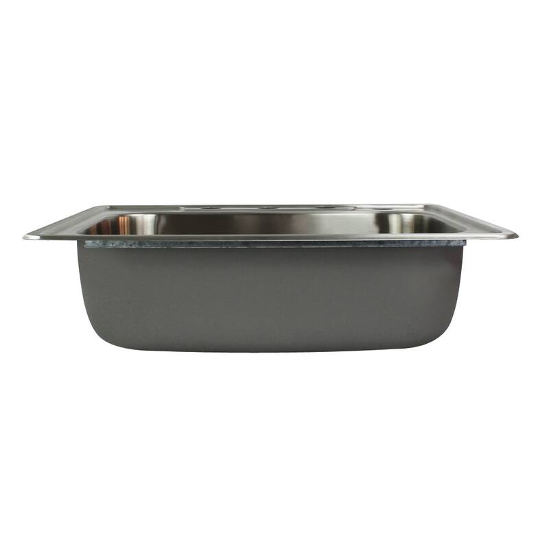 Transolid K-STSB25226-MR2 Select 25" Drop In Single Basin Stainless